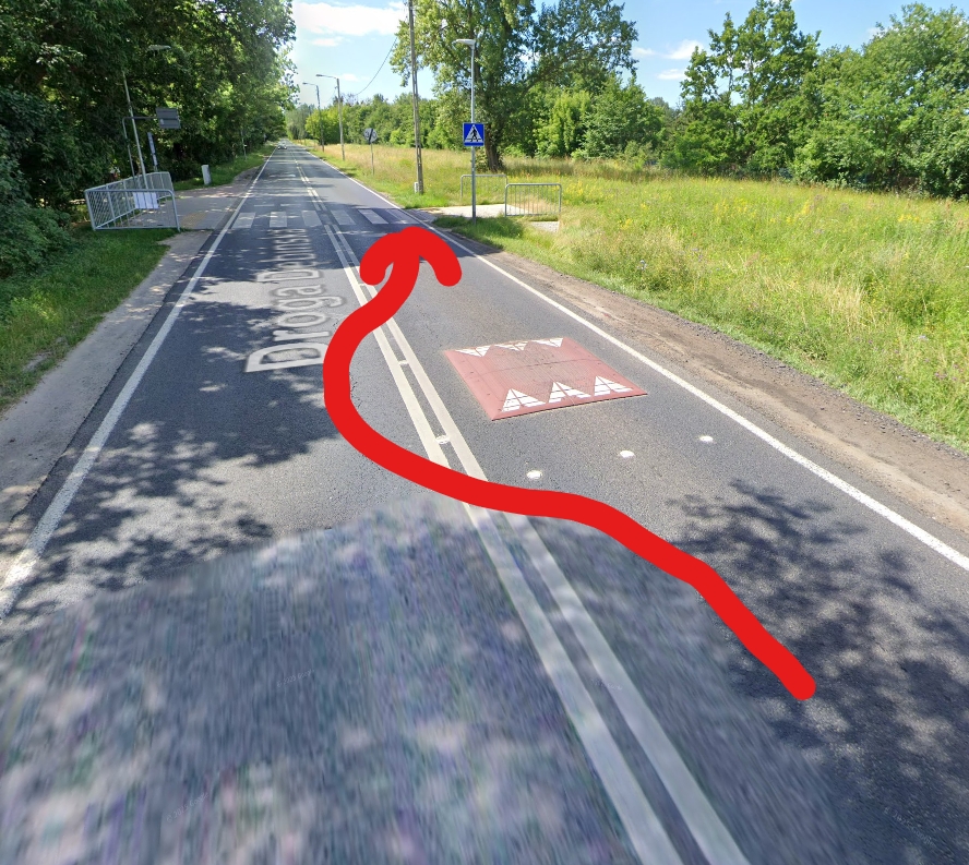 Kierowcy notorycznie omijają progi zwalniające przy "zebrze" na ruchliwej ulicy. "Nikt tego nie kontroluje" – zdjęcie artykułu z Lubon.net.pl