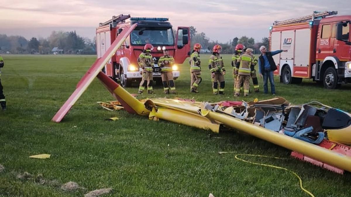 Tragiczny wypadek szybowca w Pruszczu Gdańskim. Pilot nie przeżył – zdjęcie artykułu z Lubon.net.pl