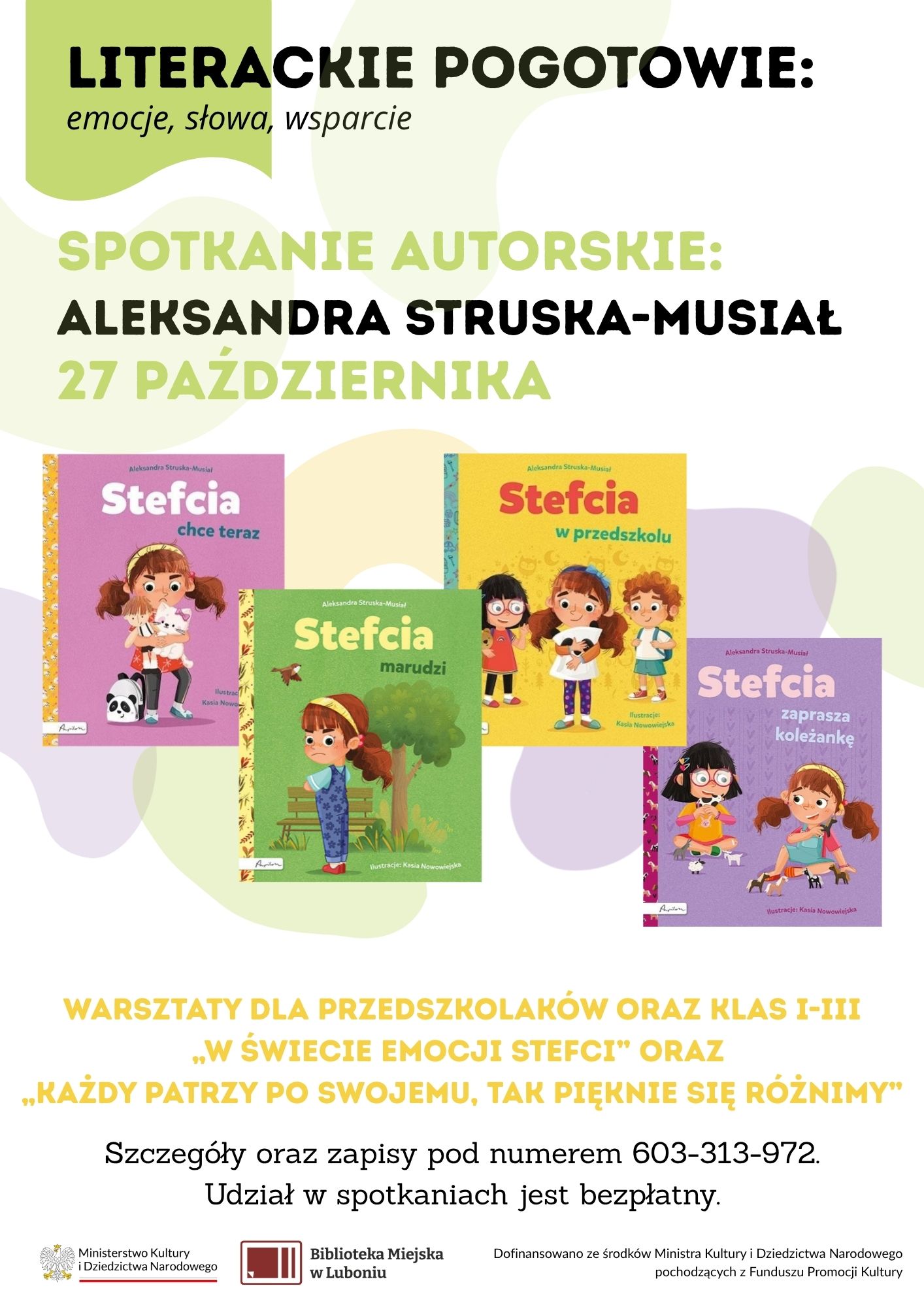Biblioteka Miejska w Luboniu z dofinansowaniem ministerialnym – zdjęcie artykułu z Lubon.net.pl
