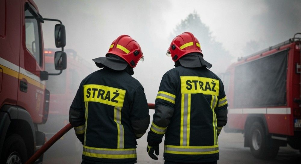 Wieczorny pożar domu, rano fałszywy alarm – zdjęcie artykułu z Lubon.net.pl