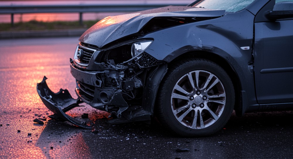 Cztery osoby ranne w zderzeniu busa z ciężarówką w Komornikach – zdjęcie artykułu z Lubon.net.pl